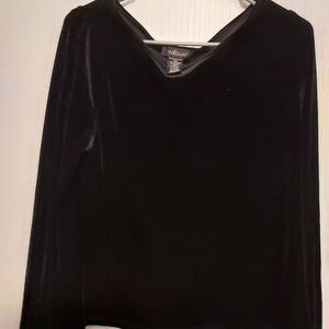 Will Smith  long sleeve blouse X large  looks like velvet very soft